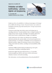 Fritidsbåtar och hållbar kustförvaltning – påverkan, åtgärder och