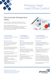 Phonera Växel med Office Control