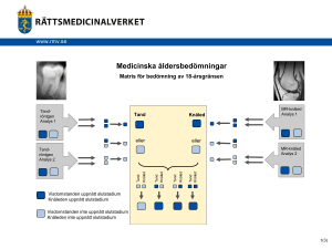 Matris medicinska åldersbedömningar