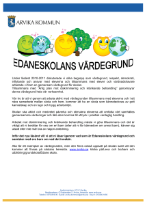Edaneskolans värdegrund