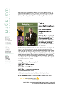Tvära musikaliska kast