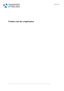 Problem med din e