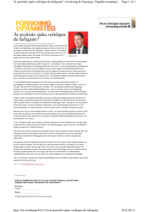 Är psykiskt sjuka verkligen de farligaste?