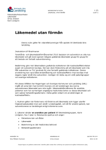 Läkemedel utan förmån