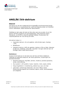 ANELÄK IVA-delirium