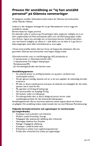 Process för anställning av - Judiska Församlingen i Stockholm