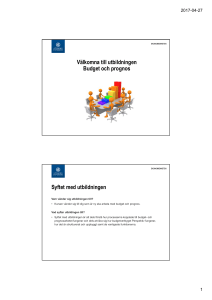 Budget och prognos PP-bilder april 2017