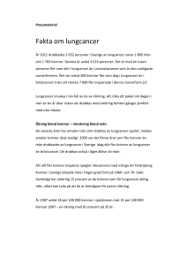 Fakta om lungcancer