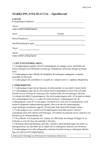 MARKUPPLÅTELSEAVTAL – Optofibernät