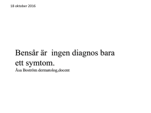 Olika sårtyper – en översikt