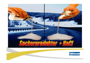 är ett komplement till salt (NaCl).