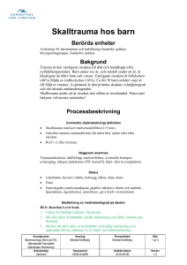Skalltrauma hos barn