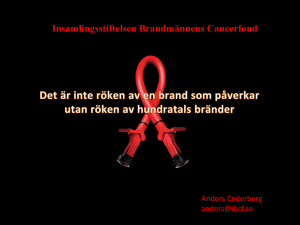 Firefighting and Cancer