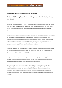 Multilitteracitet - att utbilda utöver det förväntade