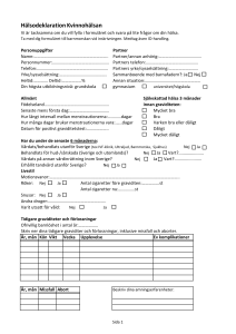 HälsodeklarationKvinnohälsan
