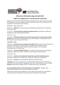 Välkommen till Beardslee-dagen den 30/3 2017 Folkets hus