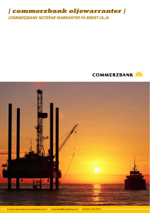 ‡ commerzbank oljewarranter ‡ Commerzbank noterar warranter på
