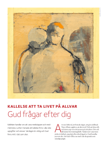 Gud frågar efter dig
