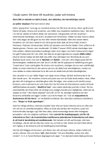I Guds namn: Ett brev till muslimer, judar och kristna