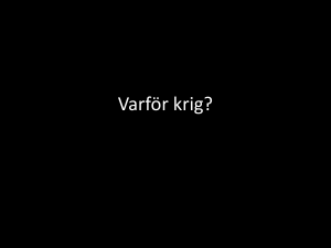 Varför krig? - WordPress.com