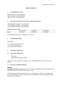 Alprazolam Krka prolonged-release tablet SmPC