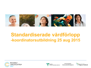 Standardiserade vårdförlopp