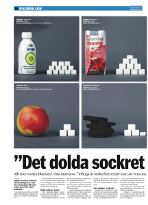 Allt mer socker blandas i våra matvaror. ”Många är sockerberoende