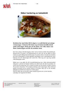 Säker hantering av kebabkött