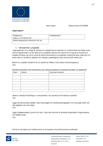 Underskrift projektansvarig - Regionförbundet i Kalmar län