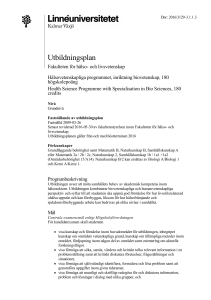 Utbildningsplan