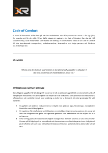 Code of Conduct