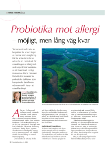 Probiotika mot allergi