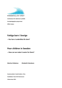 Fattiga barn i Sverige