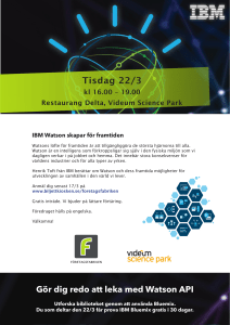 Tisdag 22/3