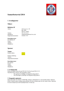 Sponsoravtal grundmall