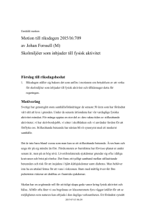 Skolmiljöer som inbjuder till fysisk aktivitet