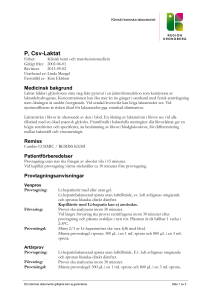 P, Csv-Laktat - Region Kronoberg