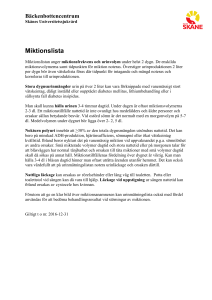 Miktionslista