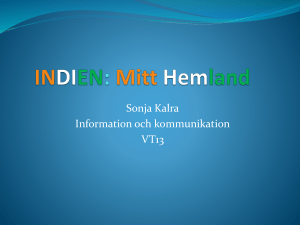 INDIEN: Mitt Hemland