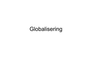 Globalisering - samhalle