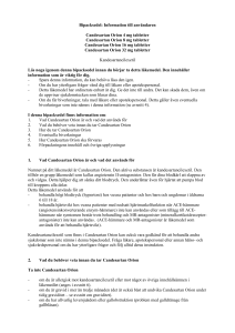 Candesartan Orion tablet PL