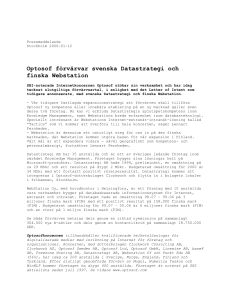 Pressmeddelande