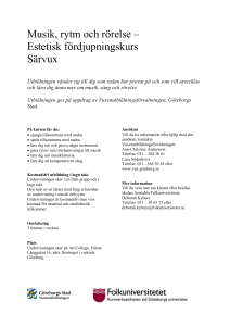 Musik, rytm och rörelse