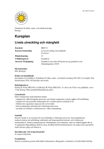 Kursplan - Karlstads universitet