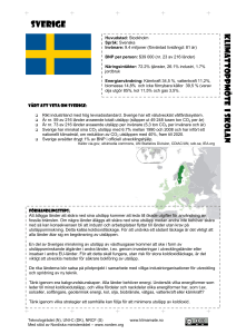 Sverige - Miljolare.no