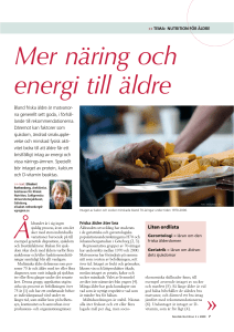 Mer näring och energi till äldre