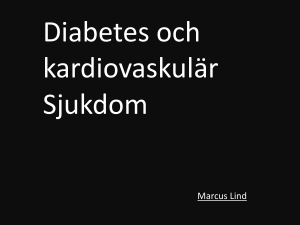 Diabetes och kardiovaskulär sjukdom