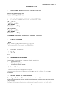 Canizol vet tablet SmPC