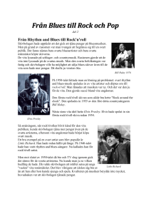 Från Blues till Rock och Pop