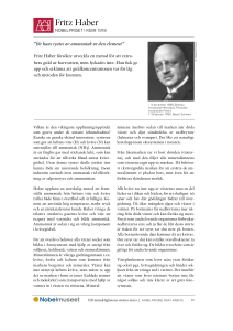 Fritz Haber - Nobel Museum